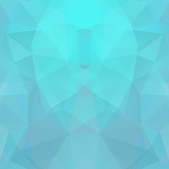 Geometric pattern, polygon triangles vector background in blue tone. Illustration pattern