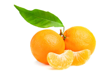 Mandarins and mandarin slices