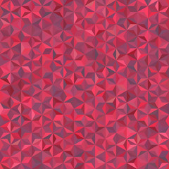 Background of pink, red geometric shapes. Seamless mosaic pattern. Vector illustration