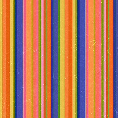 Vertical stripes pattern, seamless texture background. Ideal for printing onto fabric and paper or decoration. Yellow, orange, blue colors.