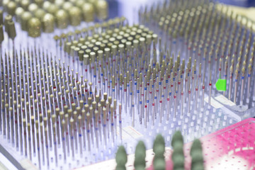 Dental equipment, drills and abrasives