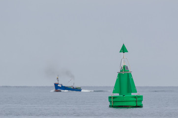 BUOY - navigation mark on the shipping lane