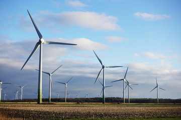 Windmills power plant in rural landscape, Germany
- 191982107