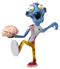 Fun zombie - 3D Illustration