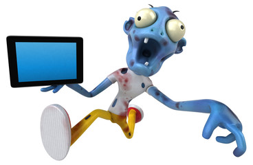 Fun zombie - 3D Illustration