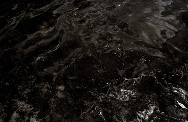 grunge dark black water texture background