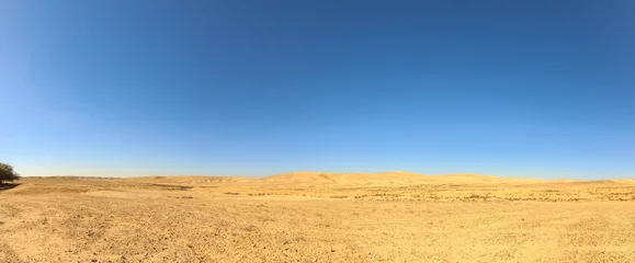 Foto op Canvas Woestijn onder de blauwe lucht © Vladimir Liverts