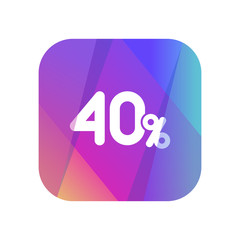 Multi-Color App Button