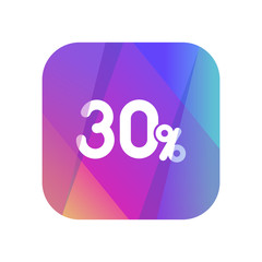 Multi-Color App Button