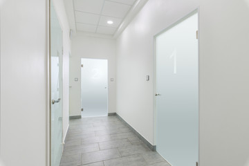 White clinic interior