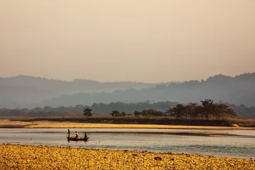 Deurstickers River Narayani, Chitwan NP, Nepal © Ingo Bartussek