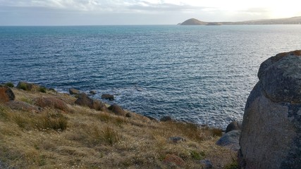 Island beach sea water