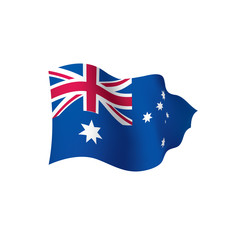 Australia flag, vector illustration