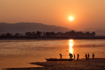 River Narayani, Chitwan NP, Nepal