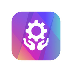 Multi-Color App Button