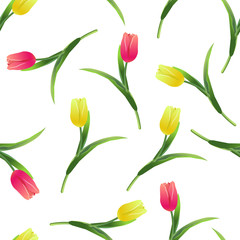 tulips simless pattern-01