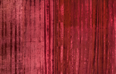Fototapeta na wymiar Red velvet curtain, old theatre background