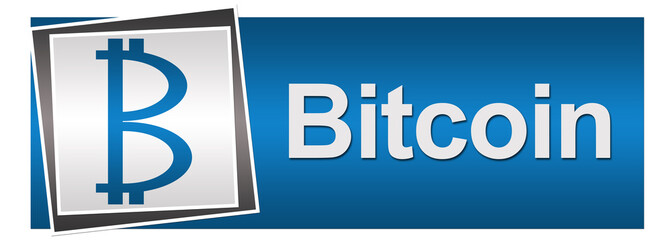 Bitcoin Blue Grey Banner 