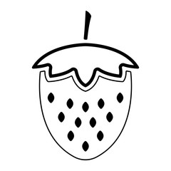 Obst und Früchte (Icon) - Erdbeere