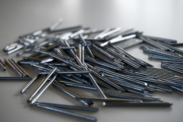 Pop rivet metal leftovers