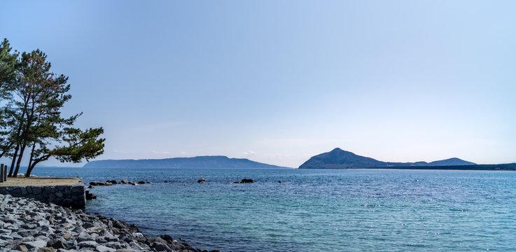 sea of japan view from Itoshima, Kyushu Japan