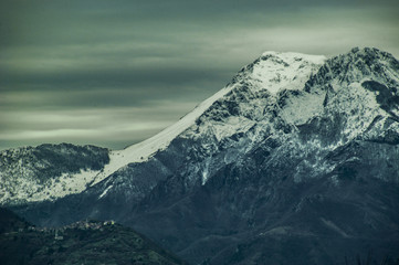 Alpi Apuane e l'inverno