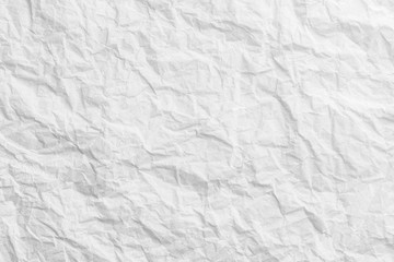 Fototapeta premium Texture of paper, white creased paper background