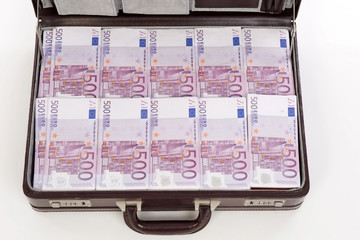 Voller Geldkoffer - full money bag