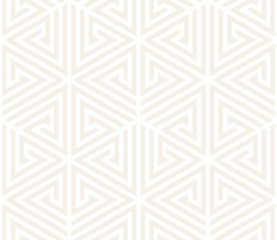 Vector seamless subtle pattern. Modern stylish texture. Repeating geometric tiling from striped triangle elements..