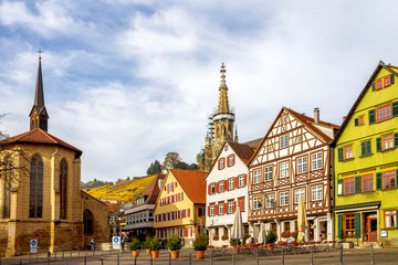 Fototapeta na wymiar Marktplatz, Esslingen am Neckar 