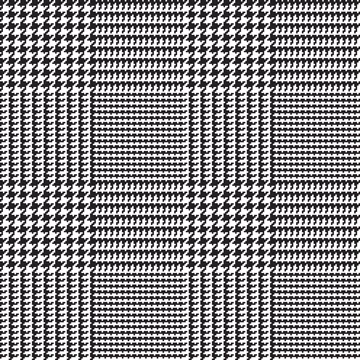 imagem vetorial de padrão de houndstooth grande preto e branco. conceito  abstrato elemento gráfico xadrez glen inglês para moda 10551609 Vetor no  Vecteezy