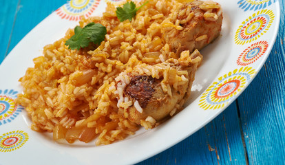 Kenyan Chicken biryani