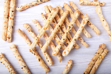 Breadstick with pepper ang garlic