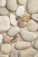 Fototapeta na wymiar stone pebbles background