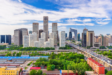 Obraz premium Beijing Sunset Scene