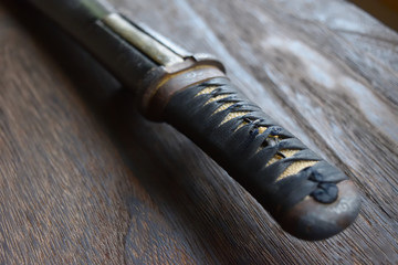 Naklejka premium 日本刀（匕首）