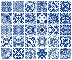 Printed roller blinds Portugal ceramic tiles Tiles Patterns Set