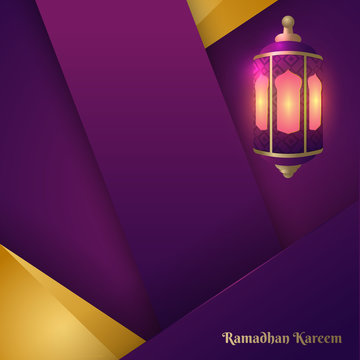Ramadan Kareem islamic vector design greeting card
