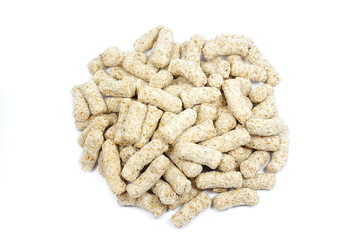 Dried natural roughage