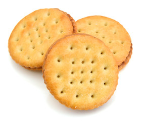 Stack of peanut butter crackers