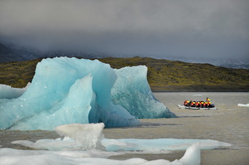 Iceland. Icebergs  of Jokulsarlon