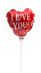 balloon heart with the inscription I Love You
