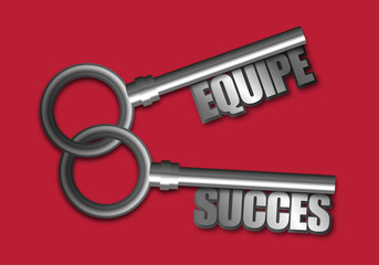 succès - réussite - solution - équipe - entreprise - stratégie - présentation - concept - ensemble