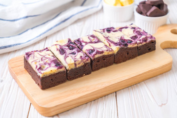 blueberry cheese brownies