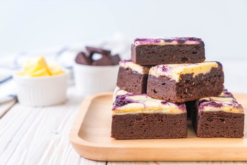 blueberry cheese brownies