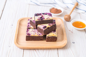 blueberry cheese brownies