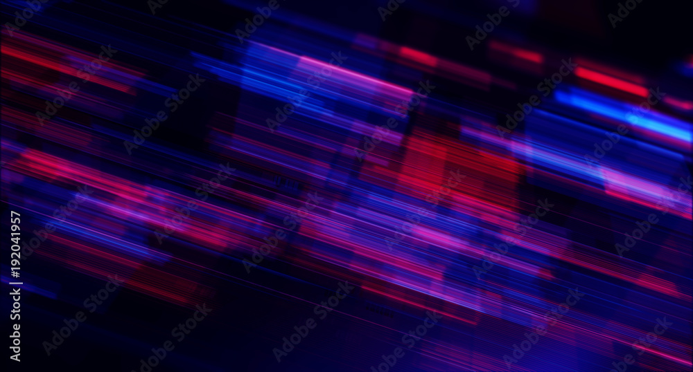 Poster Block chain network/Blockchain network concept , Distributed register technology. Block chain with colored background