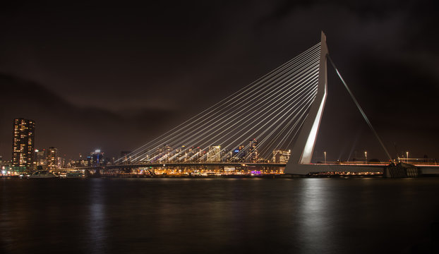 Erasmusbrug at night