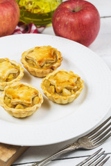 Apple pie,The apple pie is on the table