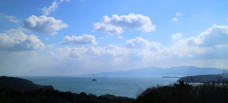 Katakami bay in Okayama, Japan
